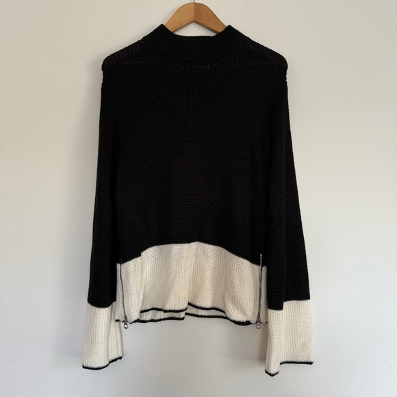 VARLEY Panama Knit Sweater Black & White Size: XS - Picture 2 of 6